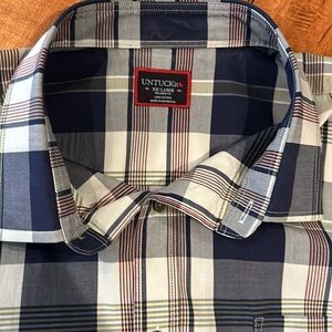 UNTUCKit Plaid Shirt XXL